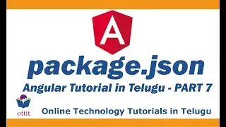 what is package.json in angular | What is the file package.json | Angular Tutorial in Telugu Part 7