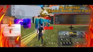 ​​Best Setting⚙️ HUD + SENSI + DPI 👽🎯 Xiaomi Redmi Note 8 Pro📱- Free Fire Highlight