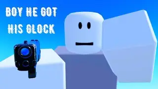omg, boy he got his glock.