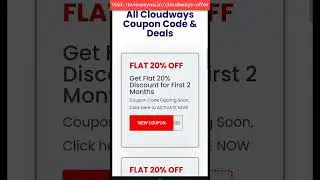 Cloudways Coupon Code | Best Cloudways Deals 2024 #cloudways