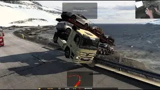 Unexpected Accident in Iceland - Luxury SUVs Mercedes-Benz | ETS 2 Promods | Logitech G29 | PXN V900