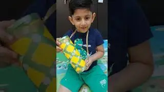 Making musical instruments using recycled materials. Pikun's Drum with shaker || Finu Priyanka