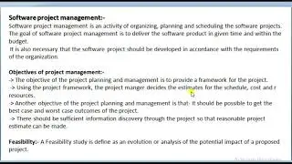 Software Project Management  in Software Engineering Hindi || Objectives of Project Management.