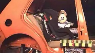 Краш-тест автокресла king ts from right position