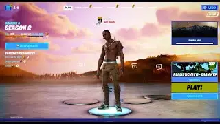 TRAVIS SCOTT skin FORTNITE dancing in lobby lobby for Tiktoks!!