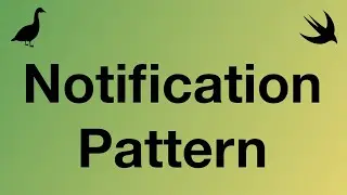 Swift Tutorial: Notification Pattern (NotificationCenter.default.post()) and Observers