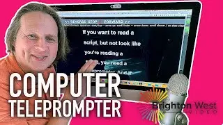 Desktop Webcam Teleprompter