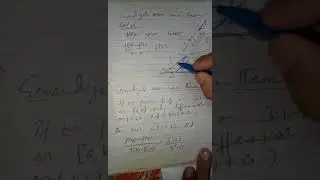 Generalized mean value theorem (Part 1)