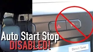 How to PERMANENTLY Disable Auto Start Stop