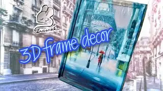 Как оживить и увеличить картину? Делаем раму с 3D эффектом!