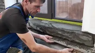 Каменные слебы из бетона,своими руками