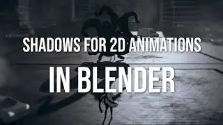 Shadow for 2D animations in Blender