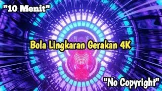 Video Latar Belakang Bola Lingkaran Gerakan 4K 