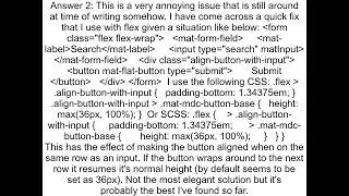 Angular material how to make button same height as input