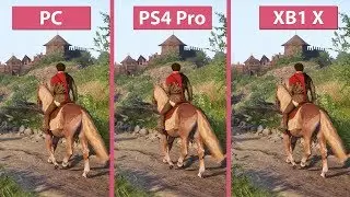 [4K] Kingdom Come Deliverance – PC 4K Max vs. PS4 Pro vs. Xbox One X Graphics Comparison