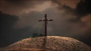 Jesus Cross 3D Animation footage Free to use