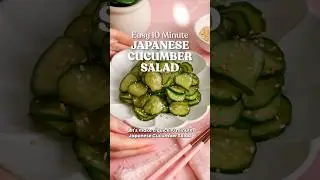 10 minute Japanese Cucumber Salad 