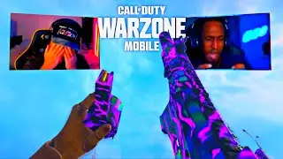 KILLING STREAMERS with MOVEMENT on WARZONE MOBILE (Both POV's)