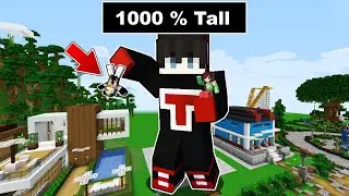 TankDemic Got 1000% TALL in Minecraft!😂 | OMOCITY ( Tagalog )