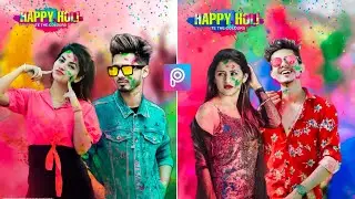 Holi photo editing | Holi photo editing picsart | Picsart photo editing | Holi special photo editing
