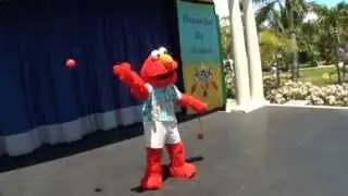 Elmo on Beast Mode Tech Poi