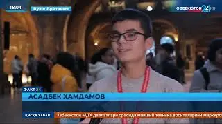 Xorijiy tillarni o‘qitish bo‘yicha eng yaxshi maktab tanlovi g‘oliblari London tabiiy tarix muzeyida