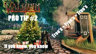 VALHEIM - PRO TIP #2 -  Tree's + Tree's = Tree's