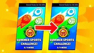 SUMMER SPORTS CHALLENGE COMPLETING -  BRAWL STARS