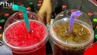 Slushie Machine | Slushie Slushy Coca Cola, Fanta, Sprite | Street Drink | Thai Street Food