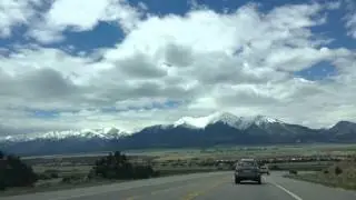 285 driving toward Collegiate Peaks