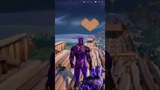 #fortnite #marvel #shorts New stunt 😧 Spider-Man 🕷️ And Black Panther Who's The Best Hero in mcu ?