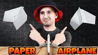 Two planes in one paper | The strangest paper airplane | Two way plane