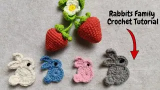 How to Crochet Cute Mini Rabbits | Easy Step by Step Guide for Beginners