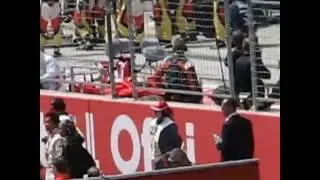 Kimi Raikkonen exit pitlane before GP Turkey 11.05.2008 Istanbul