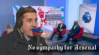 Gary Neville SLAMS Arsenal's Striker Issue While Chasing Liverpool for the Title! 😲