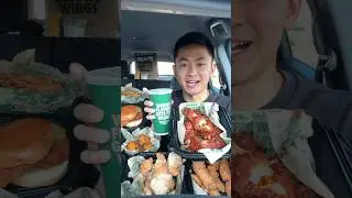 Trying EVERYTHING At Wingstop 🔥 #shorts