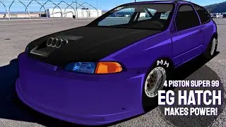 4 piston Super 99 Hatch Makes Power! • Dyno & Track Runs (REUPLOAD)