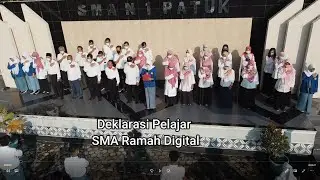 Deklarasi Pelajar SMA Ramah Digital SMAN 1 Patuk