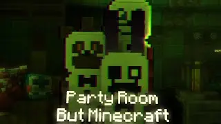 FNF Party Room But Minecraft - Original FNF Mod From Vs FNAF 3