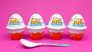 NEW Kinder Joy Ice Cream Surprise unboxing