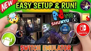 🔥NEW NYUSHU V10 EMULATOR - SETUP/SETTINGS/GAMEPLAY | 🔥BEST NINTENDO SWITCH EMULATOR FOR ANDROID!