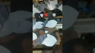 Гуси из фанеры.