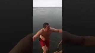 Саня здоровяк морж!Моржи Оренбурга