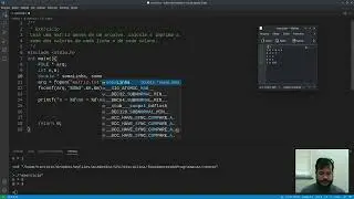 Linguagem C - exercício arquivos e matrizes e vetores