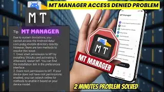 🗃️ MT MANAGER NOT SHOWING FILES ✅2MINUTES FIX Android MOBILES ||Zarcheiver alternate app 