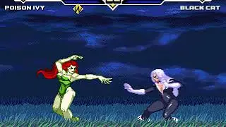 Poison Ivy (me) vs Black Cat MUGEN BATTLE