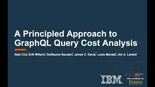 Preview - A Principled Approach to GraphQL Query Cost Analysis