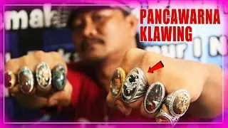 BATU PANCAWARNA KLAWING GARUT KLASIK ANGGUR OBI NUKLEUS  | JAKARTA GEMSTONES MARKET (INDONESIA)