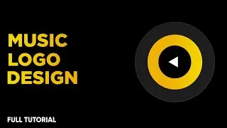 Music Logo Design in Pixellab || Logo for music channel || Technical Graphic