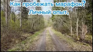 Как пробежать марафон? Личный опыт. 